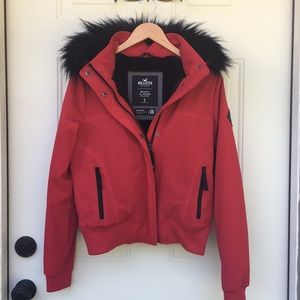 Hollister Red Cozy Jacket